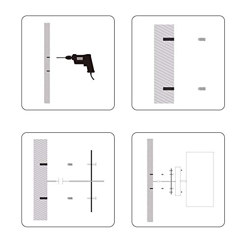 Lampe murale extérieure 5W au design épuré et finitions étanches