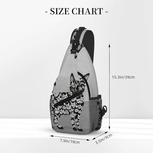 Bolso Sling para mujer y hombre mochila deportiva de viaje miniatura 3