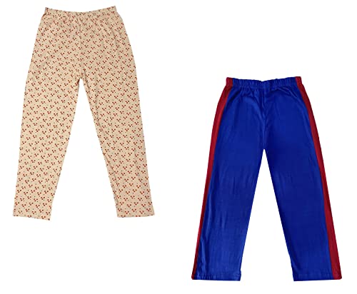 Image of indi weaves Boys and Girls Cotton Solid and Printed Pyjama /Pant /Trackpants
