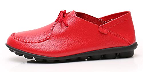 Image of VenusCelia Women's Breathable Comfort Walking Office Flat Loafer