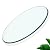 MUUOKY Round Glass Table Top,3/8" Inch Thick Tempered Pencil Edge Polish Glass Table Top 30" Inch Suitable for Dining Table, Coffee Table, Office Table, Side Table