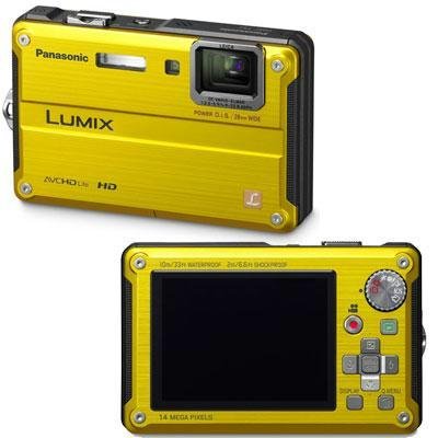 Panasonic Lumix DMC-TS2 14.1 MP Waterproof Digital Camera with 4.6x Optical Image Stabilized Zoom with 2.7-Inch LCD (Yellow)