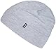 Enter the Complex® Leichte Beanie Mütze, Herren und Damen, Übergangsmütze, Sommer Beanie, Dünne Kopfbedeckung, Baumwolle (Jersey), S/M, Hell Grau Meliert