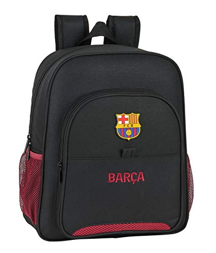 Safta 612027640 Mochila Junior niño Adaptable Carro FC Barcelona  Negro
