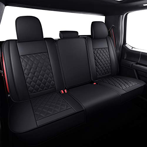Image of Aierxuan Car Seat Covers for Ford F150 F250 F350 F450 Truck (Black)