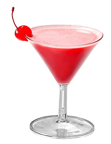 Zappy ZP-136-60 Disposable Mini Plastic Martini Glasses Clear Mini Dessert Cups Plastic Cocktail Glasses 2 Pc Martini Glass Dessert Glasses Parfait Cups 2 Oz Wine Shooter Shot Glasses Candy Bowls Trifle Party Bowl thumb #5
