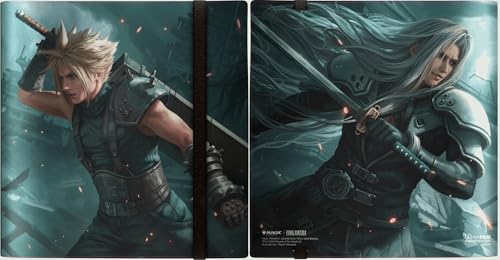 Ultra PRO - Final Fantasy x Universes Beyond Cloud/Sephiroth 12-Pocket PRO-Binder for Magic: The Gathering | TCG Card Collector Album MTG Binder Final Fantasy Card Binder Deck Storage Binder