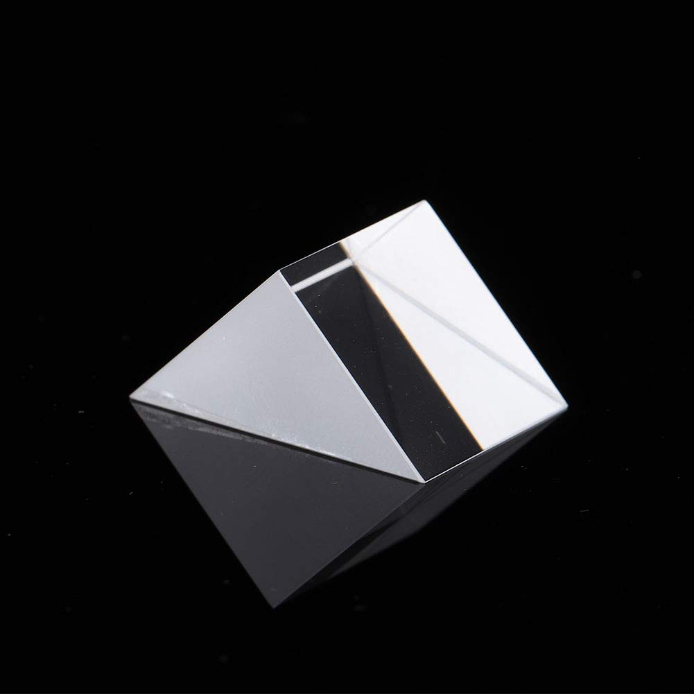 Optical Glass Triangular Prism for Teaching Tool, Unique Design, K9 Optical Glass, Decorative or Educational Use, RGB Prism, for Children, 1x Prism (Aramoxbv9h83oc0d-12)