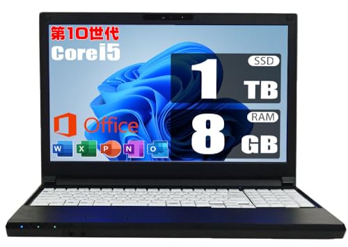 yςݕiz 10 Core i5 10310U / eL[/webJ/ 8GB / SSD 1TB / MS Office 2019 / Windows 11 / Wi-Fi/Bluetooth/DVDROM / 15.6^ HD/I