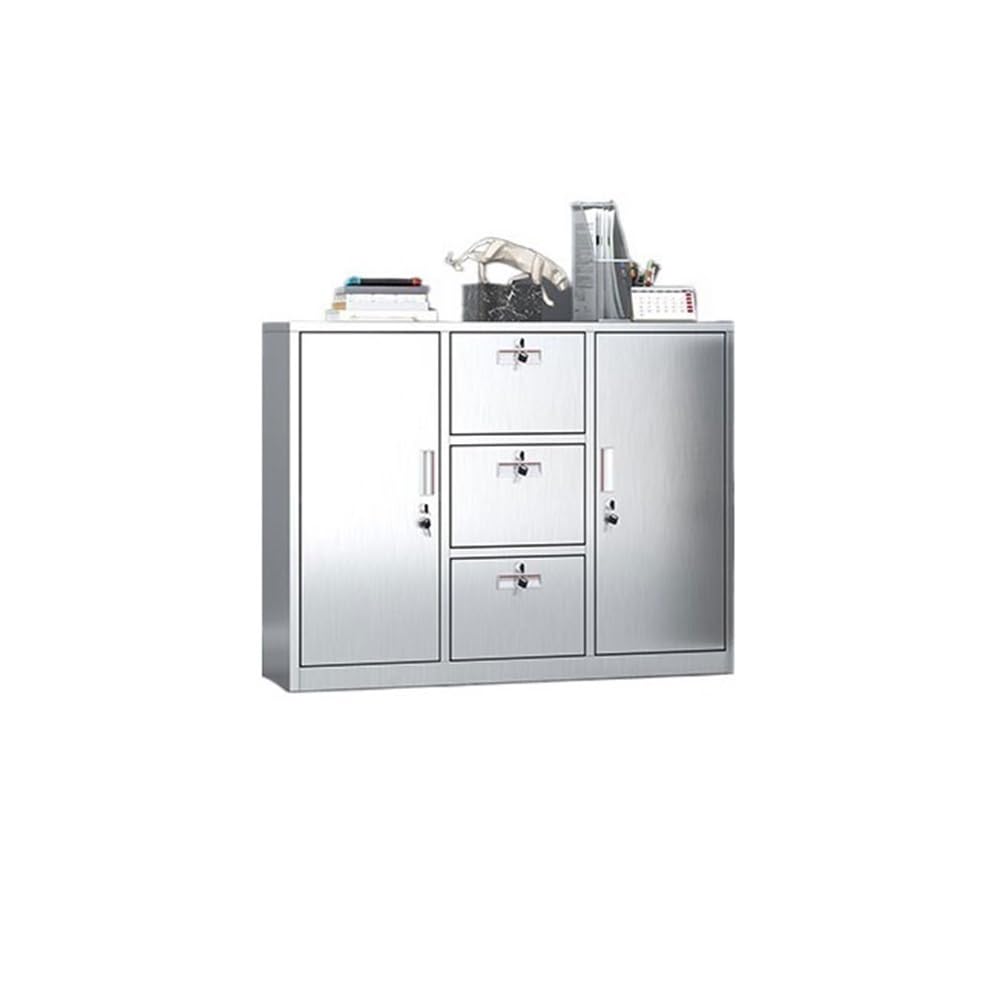 Aioneer Filing Cabinet For Home Office Large Capacity Storage Cabinet Office Furniture File Data Storage Drawer Cabinet 304 Stainless Steel File Cabinet File Cabinet