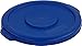 CFS 34101114 Bronco Round Waste Bin Food Container Lid, 10 Gallon, Blue