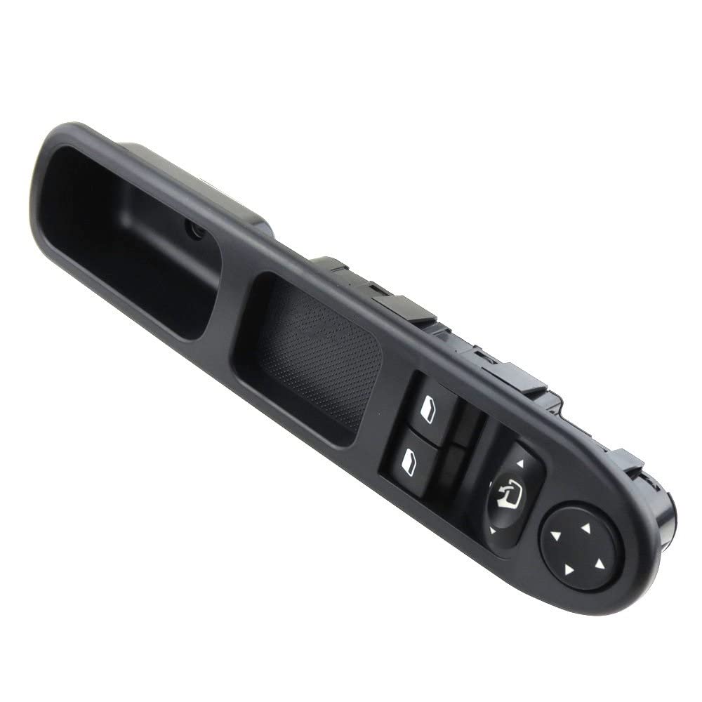 Interrupteur Bouton pour Peugeot 307 2000-2005 Style De Voiture 6554.E4 96351622XT Bouton De Commutation De Fenêtre Principale d'alimentation Électrique Bouton Poussoir