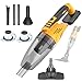Squaeltirs Cordless Car Vacuum Cleaner,for Dewalt 18V/20V Battery,2-IN-1 Handheld Vacuum Cleaner,Portable Lightweight Hand Held Vacuum for Car, Home, Office, Kitchen (No Battery)