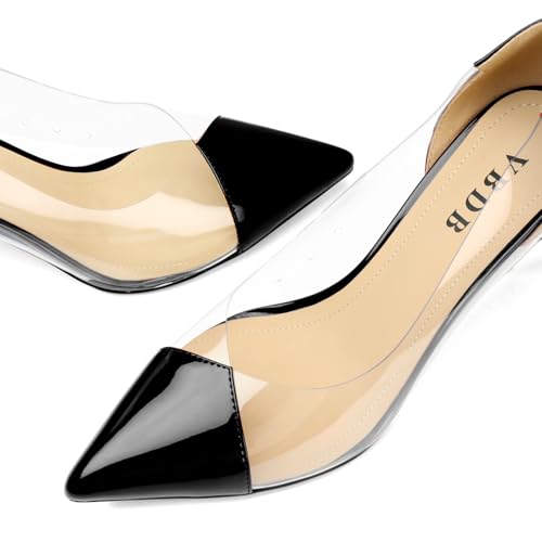 Clear Stiletto Heels for Women Pointed Toe High Heel Closed Pumps Party Wedding Dress Shoes3