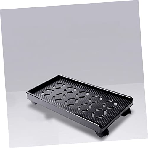 Soporte móvil para CPU TEHAUX con ruedas freno y disipación de calor, para torres de computadora miniatura 3