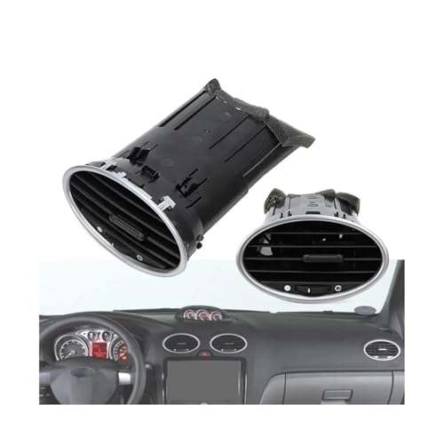 Rejilla de aire delantera de flujo regulable para salpicadero de Ford Focus MK2 6