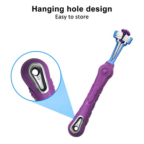 RBNANA Spazzolino da denti per cani, confezione da...