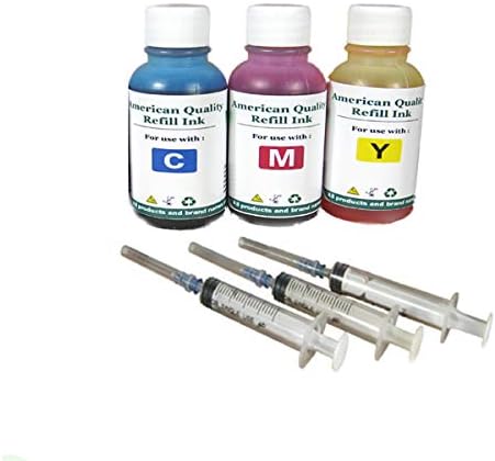 Premium Tri-Color Combo Kit de recarga de tinta para Canon PG-245/CL-246, PG-245XL/CL-246XL 1oz 1.0 fl oz