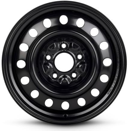 16x7 inch OEM Direct Replacement Steel Wheel for Dodge Dakota 2005–2011 5-114.3mm Black 16 in Rim 52855013AA