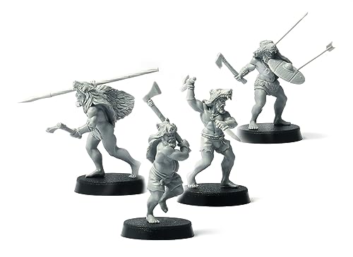 Ulfhednars et berserkers miniatures en résine de 28 mm wargame