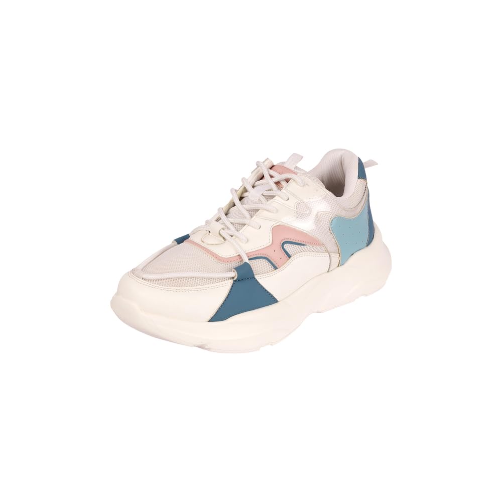 mochi Metro Women's Synthetic Leather Fashionable Walking Shoes-picture-41