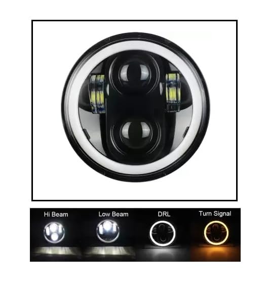 Image of Aow Attractive Offer World Avenger 5.75 Inch Round Led Headlight