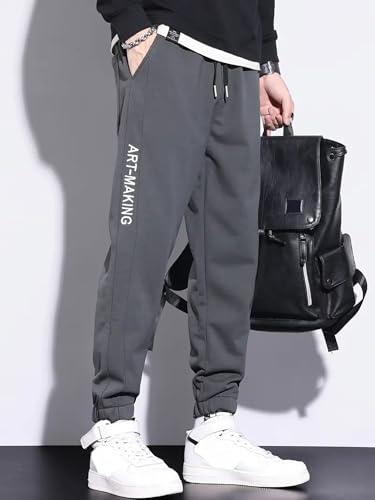 Image of Lymio Track Pant for Men ||Side Latter Print Style Look Pant || Jogger Track Pant (Packs Also Available) (TP-29-31-1)