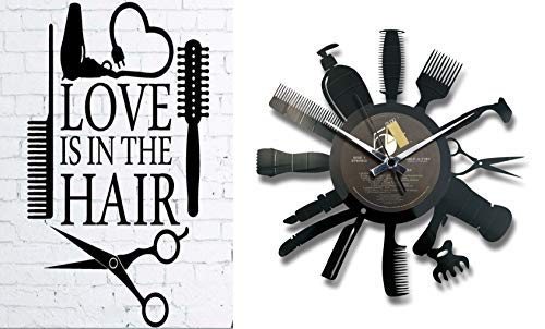Orologio Da Parete A Disco In Vinile - Movimento Silenzioso, Stile Retrò Per Salon