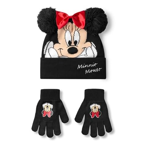 Disney Minnie Mouse Beanie Hat & Gloves Set Cover