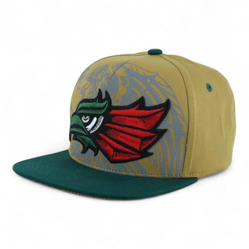 Image of Hecho En Mexico Eagle 3D Embroidered Flat Bill Snapback Cap