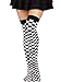 Leg Avenue womens checkerboard Hosiery, Checker Black/White, One Size US