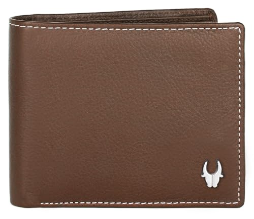 Image of WildHorn Genuine Leather Wallet for Men | Slim Bifold Wallet with RFID Blocking | Multiple Card Slots & Coin Pocket | Premium Leather Mens Wallet