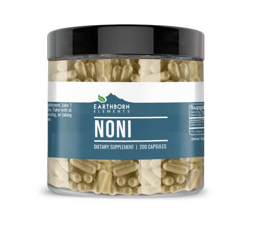 earthborn elements noni 200 capsules pure amp undiluted no additives