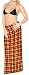 LA LEELA rayón Bikini Larga Playa Pareo Pareo niñas Impresos 78_7215"x39 Blood...