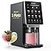 Alcarin Ice Cream & Frozen Drink Maker with 3 Pint, Not Freezer, Soft Serve, Slushie, Gelato, Sorbet & Yogurt Machine with 10 One-Touch Programs, Re-Spin & Mix-In Functions