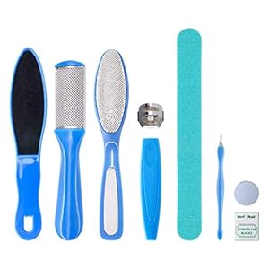 Cute Critters Professional Pedicure Kit – 8 in 1 Professional Pedicure Tools Set Feet Scrubber Dead Skin Remover, Callus…