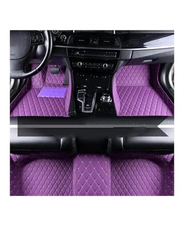 Tapis de Sol pour Voiture Citroën Grand C4 Picasso et SpaceTourer 5 Sièges LHD En Cuir Noir