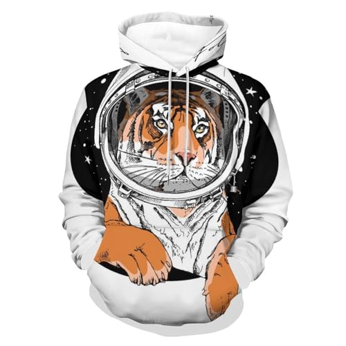 Hoodie de l'espace unisexe pour homme et femme en taille S