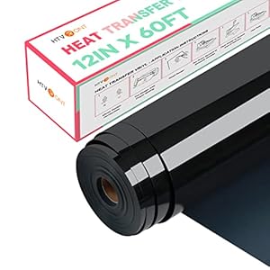 HTVRONT Heat Transfer Vinyl Black I...