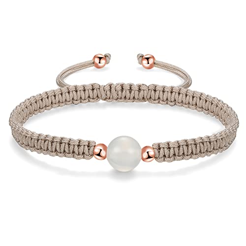 Jendear shine agate braided bracelet for women