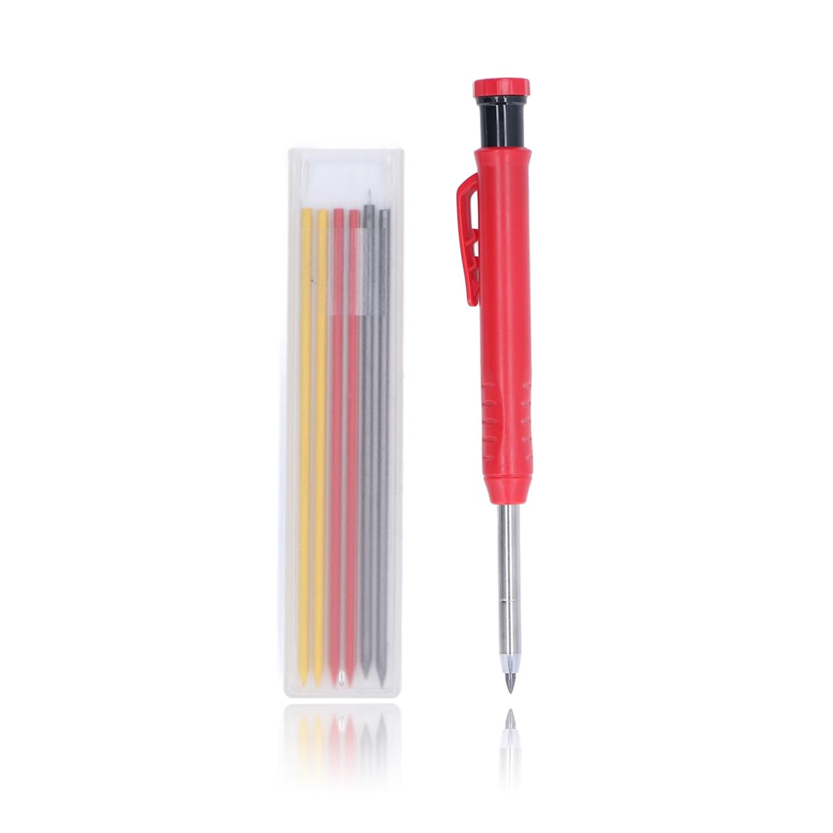 Metalen Scriber Tool, Houtbewerking Markeerpen Comfortabel Om Vast Te Houden Multifunctionele Arbeidsbesparende 2.8mm Penpunt Hoge Hardheid Lichtgewicht voor Plastic Glas