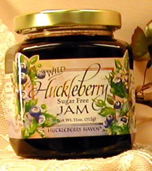 Huckleberry Haven Sugar Free Huckleberry Jam 11 oz.