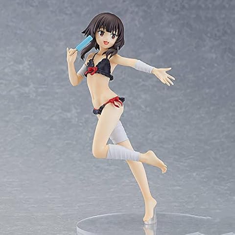 PENXZT Megumin Action Figures, 17cm Toy Model Statue, Collection Pvc Environmental Protection Materials Handmade Decoration Ornaments Cover