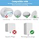 Cozycase Steckerhalterung für Pop/Dot/Google Nest mini - Platzsparende Wandhalterung Wall Ständer integriertes mit Kabelmanagement Halterung (Weiß)