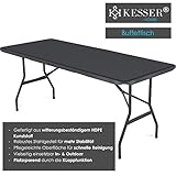 Kesser Buffettisch Tisch klappbar Kunststoff Campingtisch Partytisch Klapptisch - 2