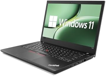 Lenovo ThinkPad T480 Windows 11 Pro Laptop Computer, 14" Business Laptop, Intel Core i5-8350, 16GB RAM, 256GB SSD, Type-C, HDMI, Webcam(Renewed)