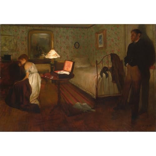 Impression giclée Degas Intérieur grand format d'art haut de gamme