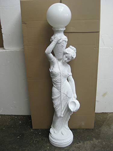 Elegancia atemporal: lámpara de pie Diana am Brunnen blanca 162 cm