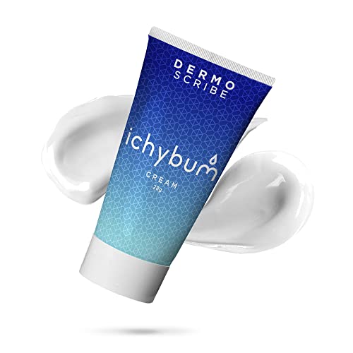 Dermoscribe - Ichybum Anal Itching Cream, Hemorrhoid Itch Cream For Chronic Itch, Hemorrhoids, & Athlete’s Foot, Contains Hydrocortisone & Clioquinol, 28G #TOP1