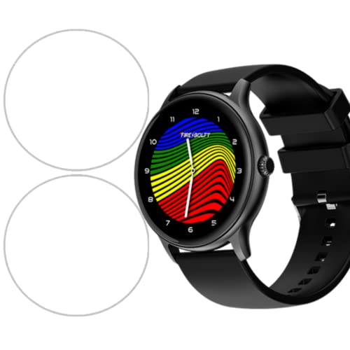 Image of 9H Hydrogel Screen Protector For FIRE BOLTT HURRICANE SMARTWATCH (1.3 inch) - Anti-Scratch, Bubble-free, Edge To Edge TPU Film Screen Guard for FIRE BOLTT HURRICANE (Pack of 2)